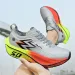 Unisex White Breathable Mesh Running Shoes Non Slip Shock Absorbing For Outdoor Sports Training_desvips.com