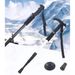 Outdoor Shock Absorption Three-Section Telescopic Hiking Lightweight Non-Slip Stainless Steel Climbing Self-Defense_desvips.com