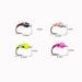 1pc/4pcs Ice Midge Fly Fishing Nymph With Storage Box, Hard Bait Cool Hand Made Fly Accessories Fishing Tackle_desvips.com