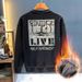 Men's Autumn Sweatshirt Trendy Brand Ins High-End Printed Loose Casual Pullover Crew Neck Long Sleeve T-Shirt Top_desvips.com
