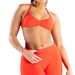 Halter Neck Tank Top Hip-Lifting Yoga Long Pants Camisole Sports Fitness Set For Women_desvips.com