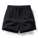 Men's Clothing Summer pants new style ice silk thin fashion casual loose drawstring three-quarter pants men's beach swimming large size shorts_desvips.com