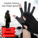 Fishing Anti-Slip Summer Fingerless Lure Gloves Cut-Resistant Scratch-Resistant Sun-Proof Wear-Resistant Non-Stick Bait_desvips.com