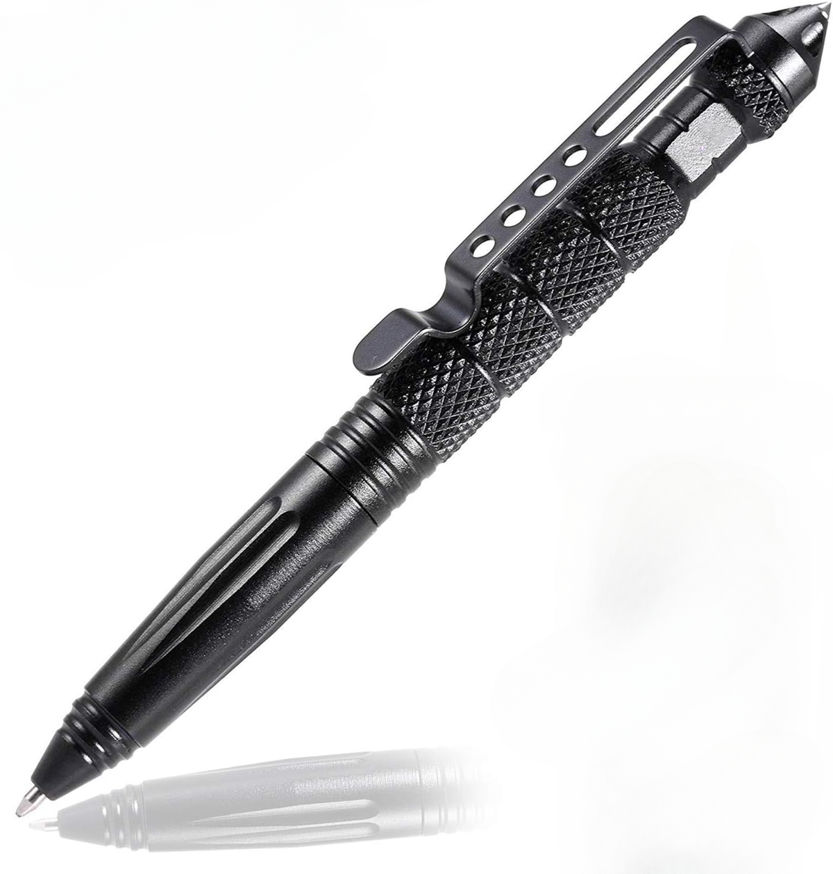 Miitary Tactica Professiona Sef Defense Pen, Emergency Gass Breaker Pen - Tungsten Stee, Writing Too With 6_desvips.com