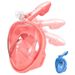 Children's collapsible diving mask Full dry children's swimming goggles breathing tube all-in-one snorkeling mask_desvips.com
