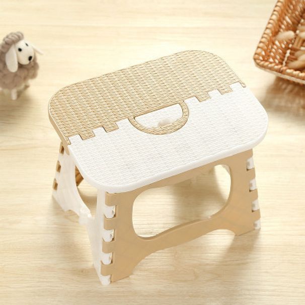 Foldable Plastic Stool Lightweight Portable Chair For Outdoor Home Travel Kids Study Stool With Non Slip Feet Compact Camping Seat_desvips.com