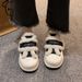 Thick Soled Velcro Fuzzy Bread Fashionable And Versatile Women's Winter With Plush Insulation 2024 New Home Cotton Shoes_desvips.com