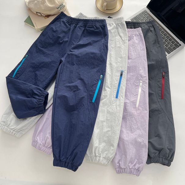 15312 Children's New Spring/S Sports Quick-Dry Pants, Comfortable Loose Casual Pants For Boys Girls In Spring And_desvips.com