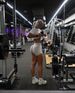 Peach High-Waisted Hip Shaping And Lifting Fitness Pants Tummy Slimming Three-Point Design_desvips.com