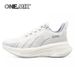 ONEMIX White Road Running For Men Air Cushion Outdoor Sport Male Trainers Summer Jogging Shoes Women Footwear_desvips.com