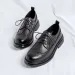 New Trending Brogues Classic Dress Men Oxfords Patent Lace Up Formal Black Leather Wedding Party Shoes 240614_desvips.com