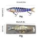13.5cm 19g Sinking Multi-Section Lure Bait Minnow Cheap New Model Fishing Gear_desvips.com