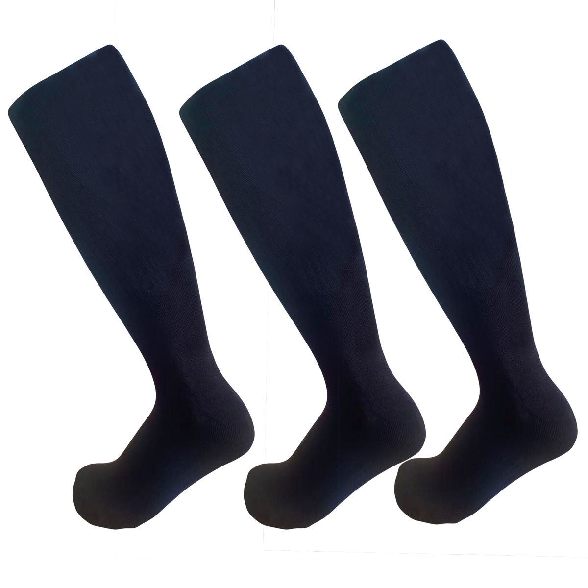 3 Pairs Men Knee High Sports Military Army Socks Stockings Thicken Long Wool Army Green Hiking Sport Socks_desvips.com