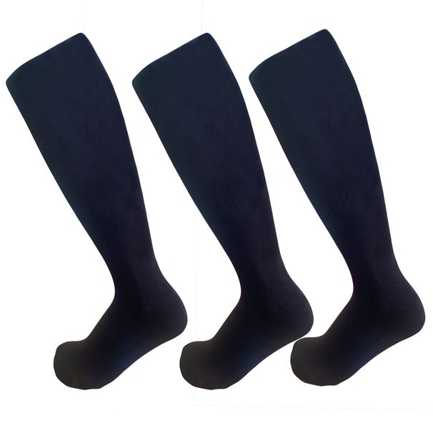 3 Pairs Men Knee High Sports Military Army Socks Stockings Thicken Long Wool Army Green Hiking Sport Socks_desvips.com