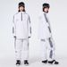 001 Women's Men's Couple Style Snowboard Jacket Waterproof Warm Ski Suit Hoodie Set_desvips.com