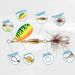 Shark Scavenger|Rotating Hand-cranked Chicken Claw Hook, Long-distance Casting Sequin, Metal Sequin Lure, Cross-border_desvips.com