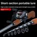 Portable Small Mini Baitcasting Reel Ultra Short Telescopic Lure Snakehead Bass Rod Horse Mouth Topmouth Culter_desvips.com