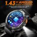 2025 Outdoor Smartwatch Men 1.43" AMOLED HD Screen 530mAh Battery Sports Fiess Tracker Bluetooth Call LED Lighting Smart_desvips.com