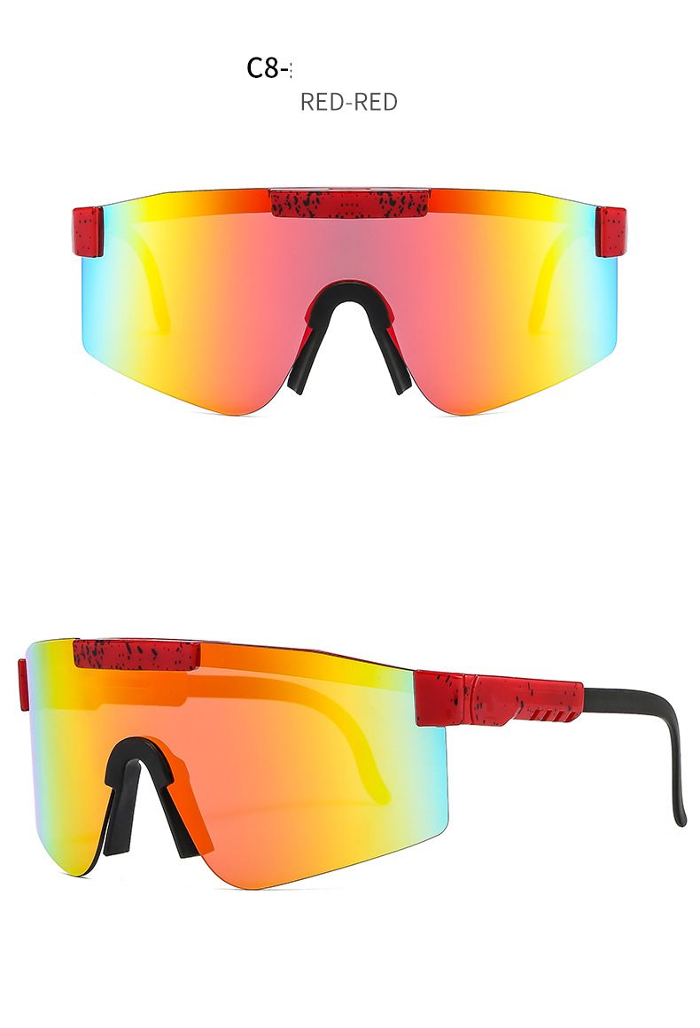 New outdoor sunglasses cycling sports skiing fashion men's and women's cycling eye protection sunglasses_desvips.com