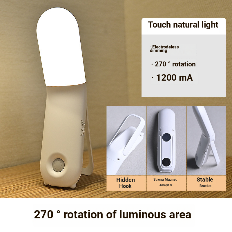 Small Desk Lamp Bedside Night Light Camping Lamp Magnetic Absorbing Lamp_desvips.com