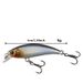 1PCS 6CM 5g NEW Japanese Design Small Lures Fishing Lure Sinking Minnow Mini Hard Bait For Perch Trout Bass Fishing Tackle_desvips.com