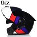 Men's Orz Flip Up Bicycle Helmet Full Face Winter Cap Electric Car Half Helmet Universal Four Seasons_desvips.com