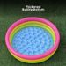 Three Ring Water Feature, Bubble Ball Inflatable Swimming Pool, Round Bubble Bottom Wading Pool, Baby Fishing, Sand Play, Rainbow Portable._desvips.com