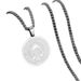 European And American Cross-border Hip-hop Retro Round Jewelry Titanium Steel Vacuum-plated Saint Benedict Pendant_desvips.com