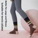 Women's Yoga Socks Mid Calf Spring Summer Five Finger Anti Slip Professional Indoor Sports Fitness Dance_desvips.com