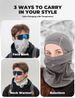ROCKBROS Thermo-sensitive Balaclava Winter Hood Windproof Warm Fleece Mask_desvips.com
