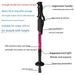 Ultra Light And Short Trekking Pole Outdoor Telescopic Folding Cane Hiking Crutch Stick Walking Equipment_desvips.com