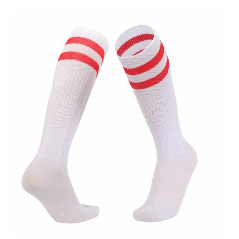 Premium Two Stripe Sports Socks Over The Knee Length For Adults And Children Men's And Women's For Spring Summer Autumn And Winter Thick_desvips.com