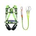 Hexin National Standard Reflective Five-Point Nighttime High-Altitude Work Double Hook Fall Protection European Style_desvips.com