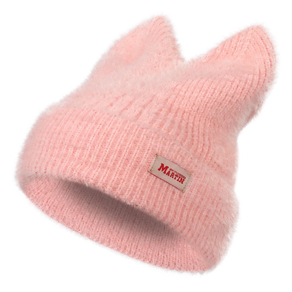 New Japanese Soft Comfortable Hat For Women, Autumn And Winter Ear Protection Warm Knitted High Elasticity_desvips.com