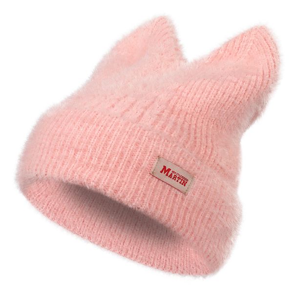 New Japanese Soft Comfortable Hat For Women, Autumn And Winter Ear Protection Warm Knitted High Elasticity_desvips.com