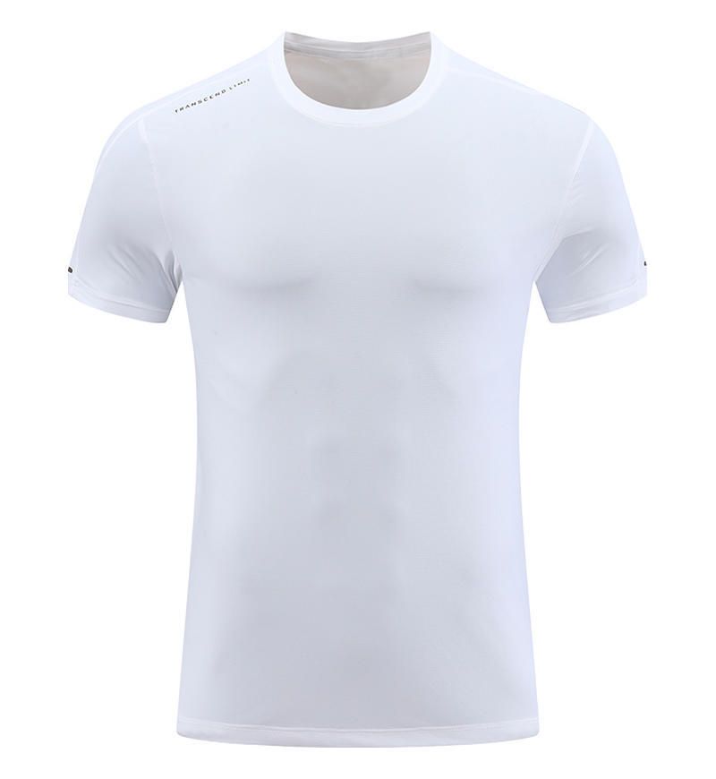 Men's Clothing Quick-Drying Clothes Breathable Short-Sleeved T-Shirt Sports Tops Fitness Training Running _desvips.com