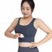 New Pocket Sports Underwear, Large Size, Extended Waist, Fitness Tank Top, Shockproof, Slimming, Beautiful Back, Hollow_desvips.com