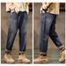 American Jeans Men's Tide Straight Loose 2025 Spring And Summer New Washed Workwear Boys Tapered Long Pants_desvips.com