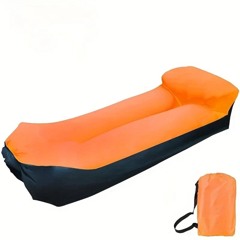 Portable Inflatable Lounge Chair Pillow Waterproof Sofa For Camping, Beach & Festivals - Easy Setup With Bag_desvips.com