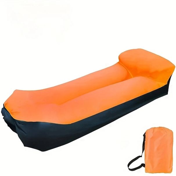 Portable Inflatable Lounge Chair Pillow Waterproof Sofa For Camping, Beach & Festivals - Easy Setup With Bag_desvips.com
