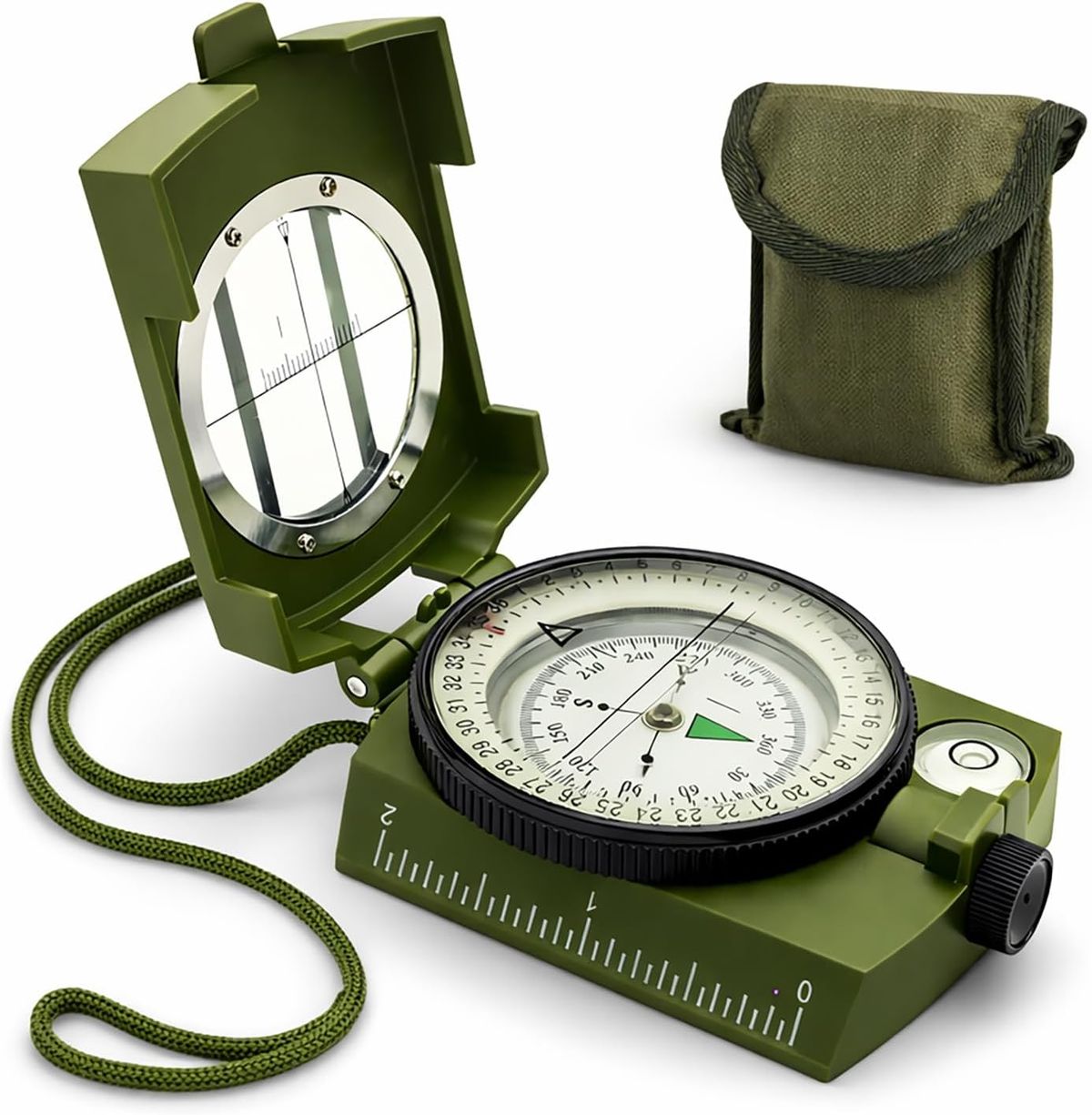 Hiking Survival, Lensa Compass – Water-Resistant & Durable For Camping, Backpacking, Hunting, Outdoor Adventures_desvips.com
