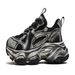 New Product Fashion Sneakers Youth/Men Low Top Lace-Up Breathable Thick Sole Height-Increasing Non-Slip Wear-Resistant Shock-Absorbing Running Shoes_desvips.com