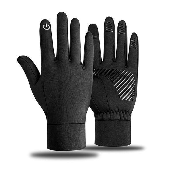 Cross-Border Autumn Winter Fleece-Lined Outdoor Warm Electric Bike Riding Touchscreen Hiking Climbing Non-Slip_desvips.com