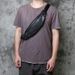 First Layer Cowhide Multi-Functional Outdoor Thin Men's Chest Bag_desvips.com