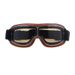 Retro Motorcycle Helmet Goggles Vintage Windproof Eyewear Glasses Or Cruiser_desvips.com