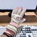 Cycling Ski Gloves For Women Winter Warm Thickened Fleece Cotton Cold-Proof Windproof Touchscreen Outdoor Cute_desvips.com