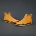 2025 New Designer Casual For Fashion Yellow Mens High Top Leather Moccasins Comfortable Loafers Men Shoes Ankle Boots_desvips.com