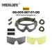 Tactical Goggles W810 – Triple-Lens System For Cycling, Airsoft & Outdoor Sports (Black/Tan/Green, Anti-Fog & UV400 Protection)_desvips.com