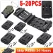 5-20pcs K Sheath Kydex Hunting Knife Scabbard Kit Tek Lok Clamp Belt Mag Gun Holster Waist Back Clip_desvips.com