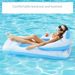 Premium Inflatable Pool Lounge Chair With Cup Holder Headrest Floating Sunbed For Adults Adjustable Backrest Footrest Heavy Duty PVC_desvips.com